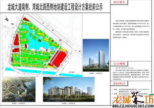 龍城大道南側、灣城北路西側地塊建設工程設計方案批前公示